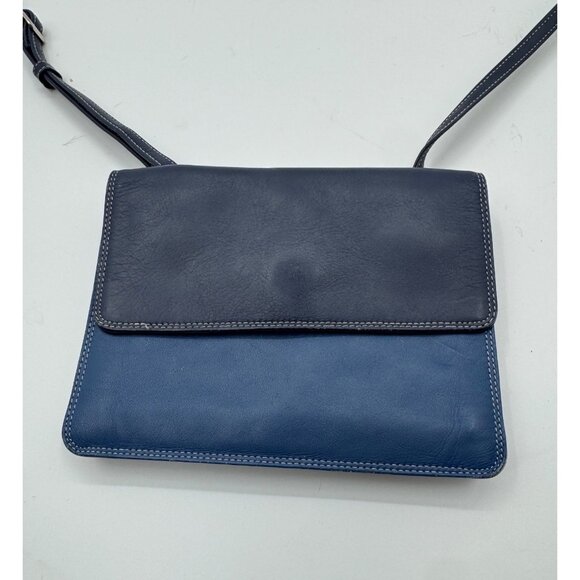 Mywalit Small Leather Travel Organizer Crossbody Wallet Purse With Adjustable St - Picture 1 of 15